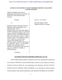 Aguilar V. DuPage County Complaint