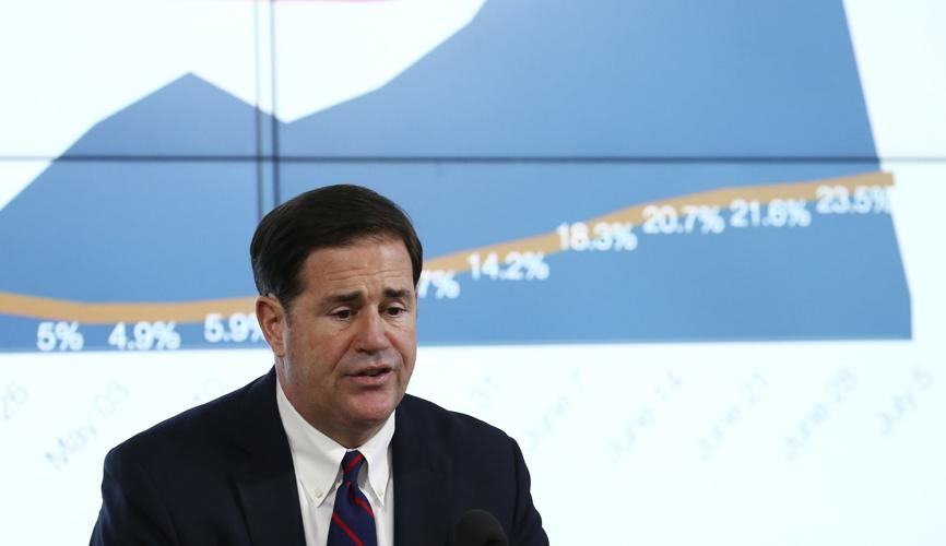 Arizona Gov. Doug Ducey, COVID-19