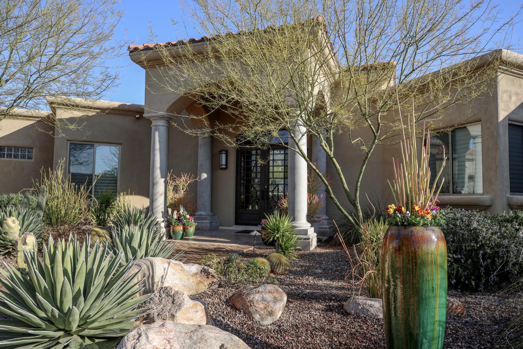 Awardwinning landscape remodel emphasizes views from Tucson Foothills home