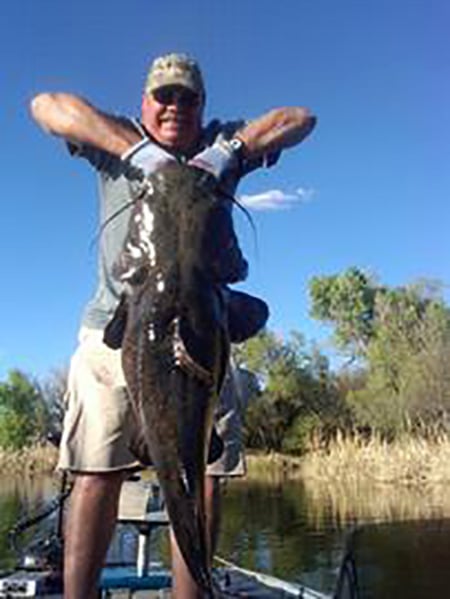 Tucson man catches monster catfish at Patagonia Lake