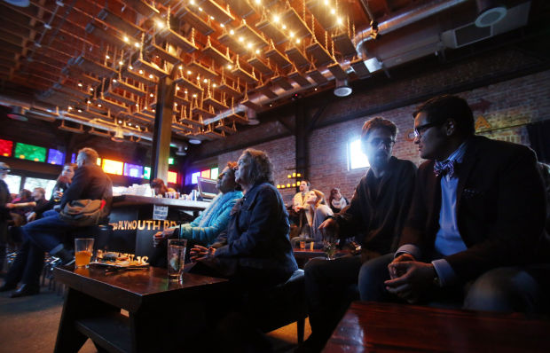 UA professors at Playground Bar and Lounge