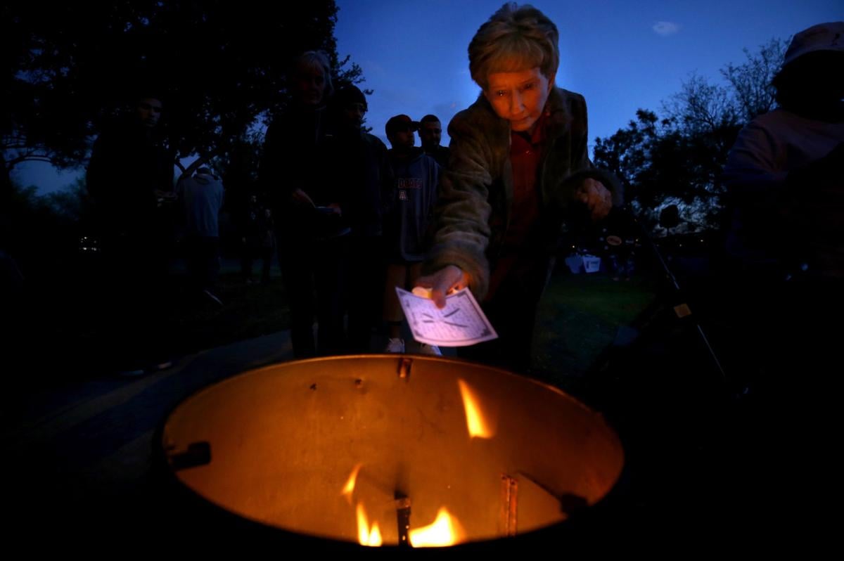 National Crime Victims' Rights Week vigil