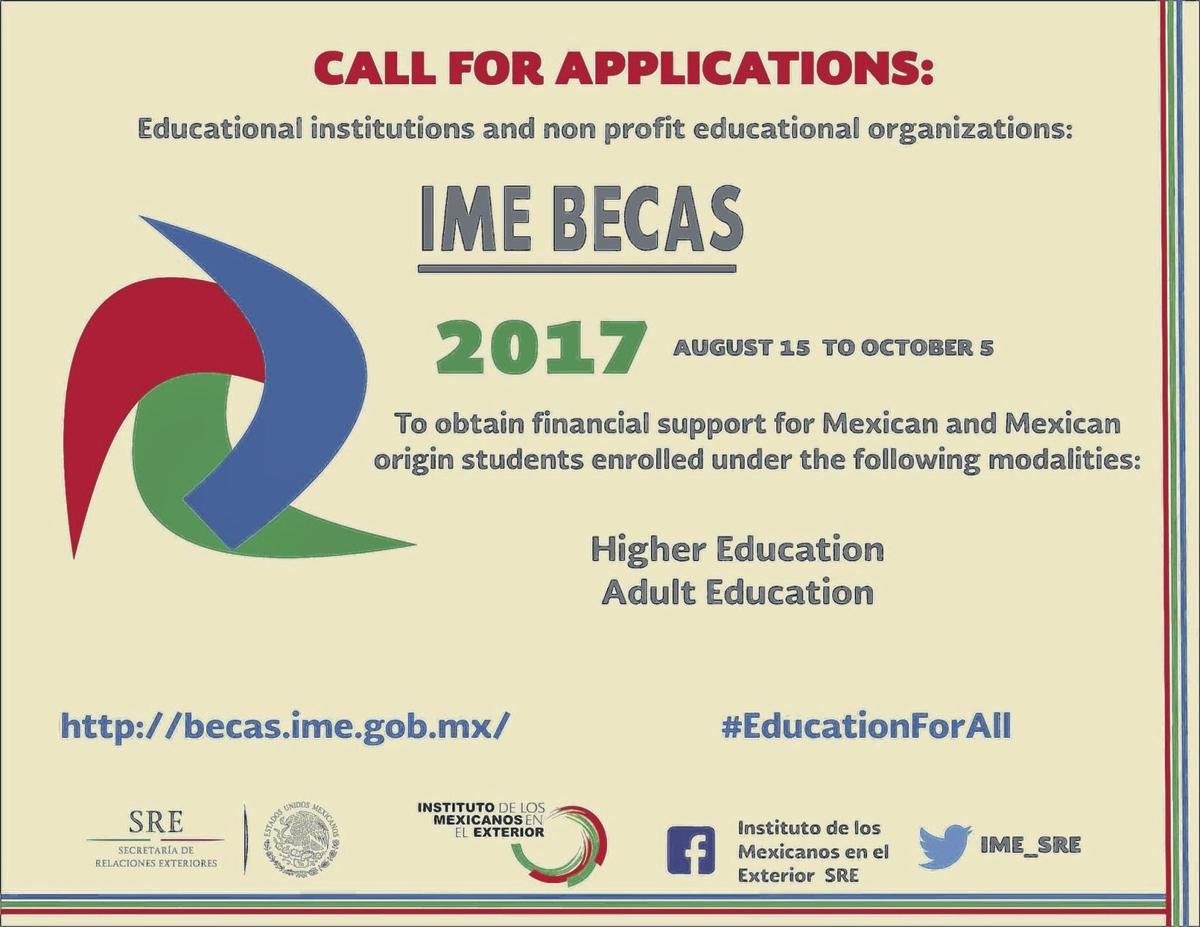 IME Becas, ayuda para estudiantes de origen mexicano