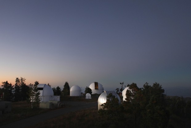 Cold War secrecy yields to telescope viewing    
