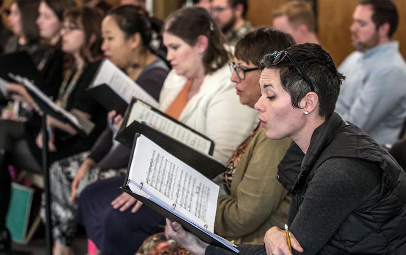 True blue, red and white