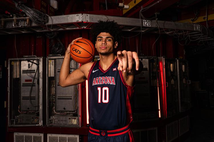 Koa Peat models Galaxy Slam uniforms