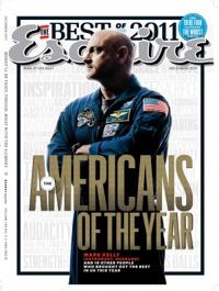 Mark Kelly on cover, inside Esquire magazine   