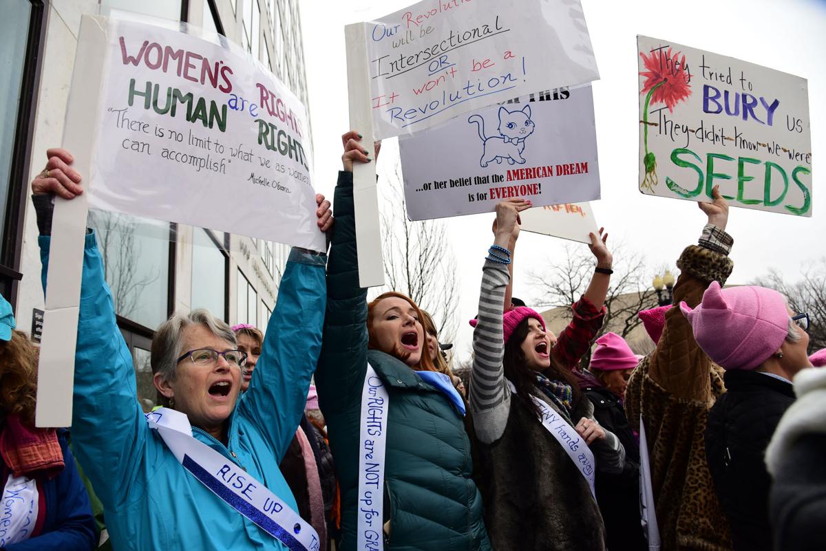 Photos Hundreds of thousands join Women's March on Washington AP