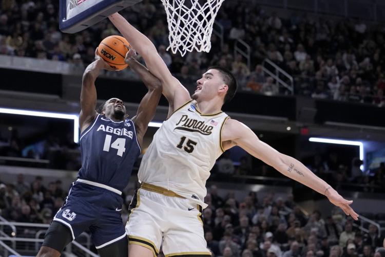 APTOPIX NCAA Utah St Purdue Basketball