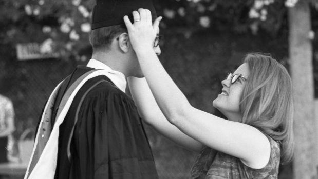 Photos: U of A commencement in the 1960s