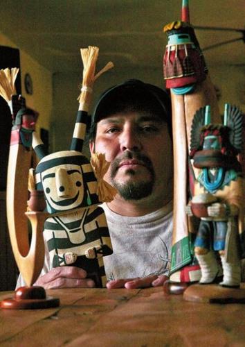 Katsinas connect Hopi carver to his culture  