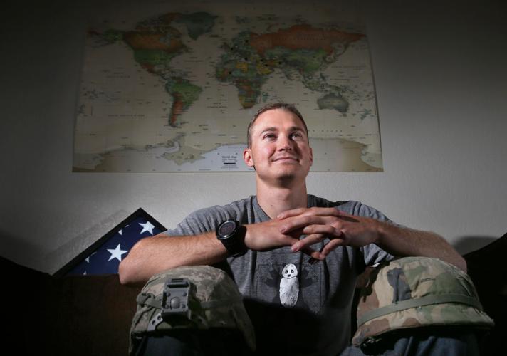 Veteran Luke Burgan followed family tradition by joining Army