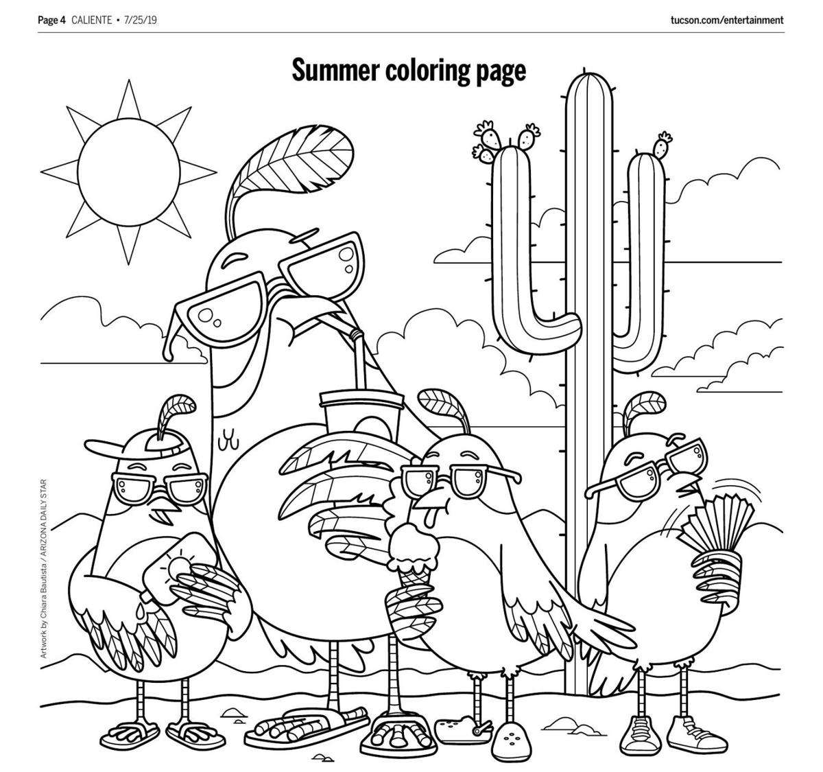 July 25 coloring page