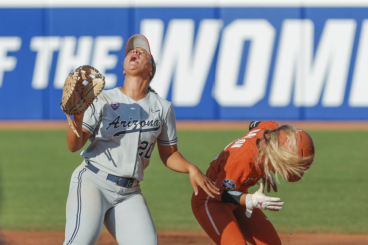 WCWS Arizona Texas Softball