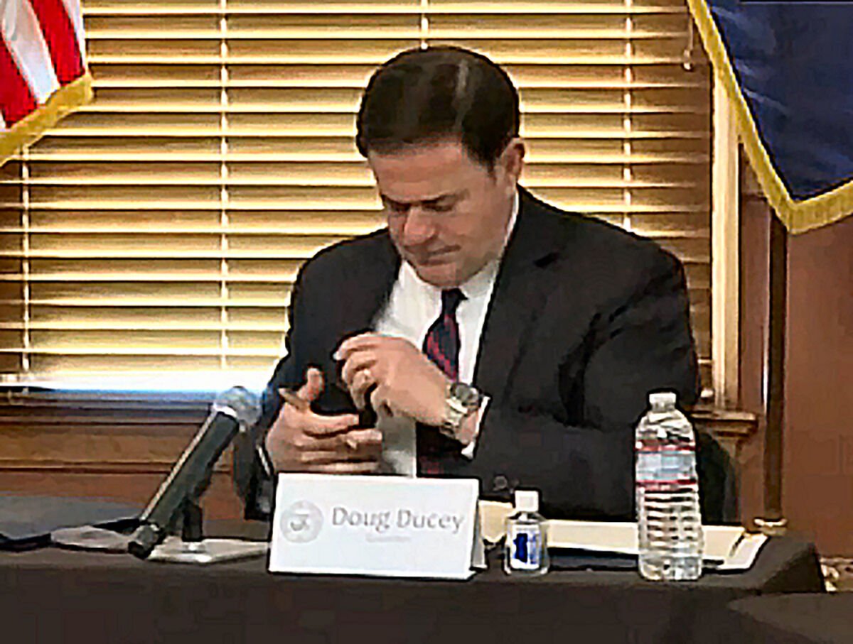 Ex-Arizona Gov. Ducey on witnesses list in fake electors trial