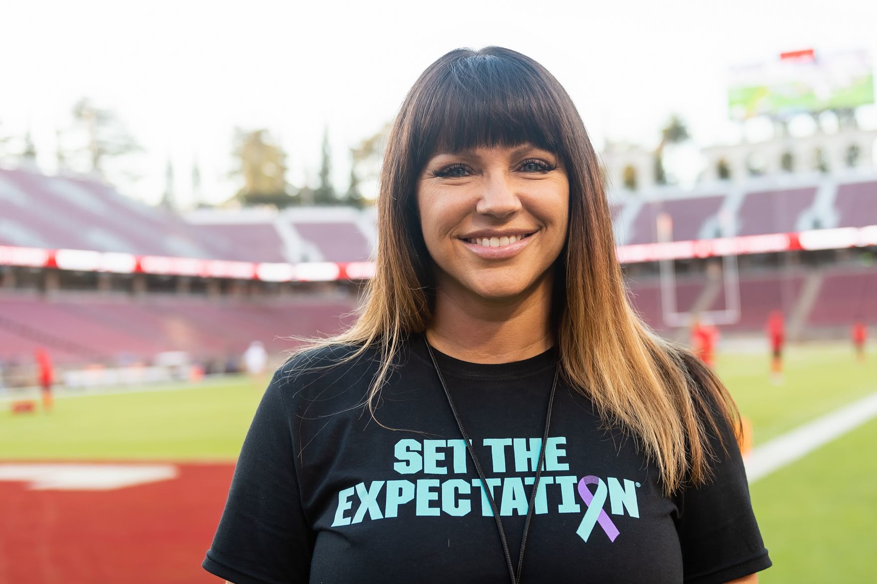 Sexual assault survivor Brenda Tracy works to effect change one school, one team at a time