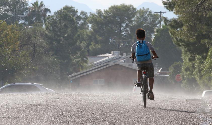 October rain and hail storms