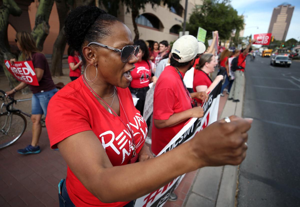 Tucson teachers will 'paint Broadway red' from downtown to Houghton Road  5ad149f48abef.image