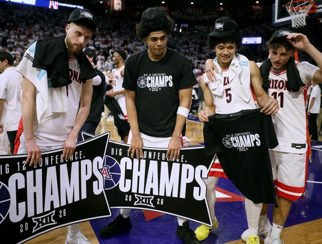 No. 2 Arizona vs. No. 4 Iowa State, men's basketball
