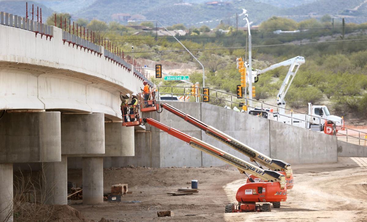Sunset Road work in 2017