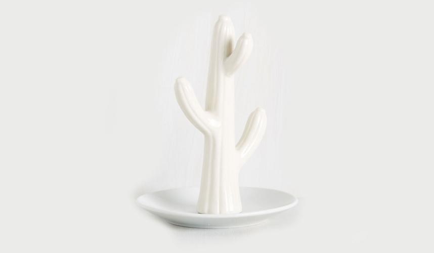 Cactus jewelry stand