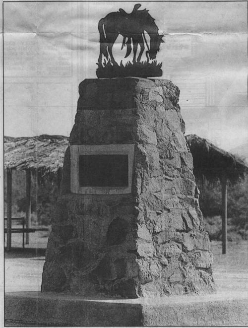 The Tom Mix memorial