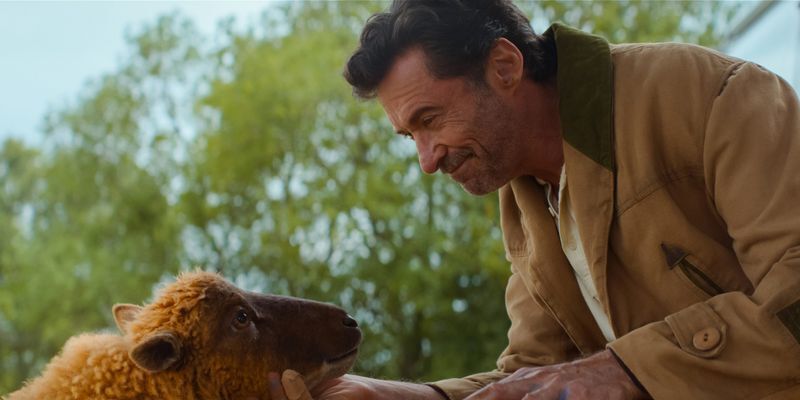 Lily (left, voiced by Julia-Louis Dreyfus) leads the charge to solve the murder of her beloved shepherd (Hugh Jackman) in the mystery comedy "The Sheep Detectives."
