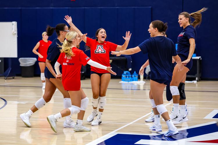 UA volleyball practice 2026