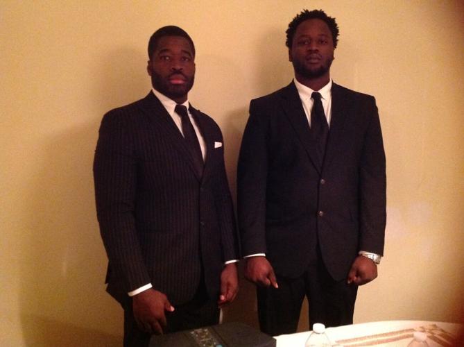 Irvo Otieno and brother Leon Ochieng