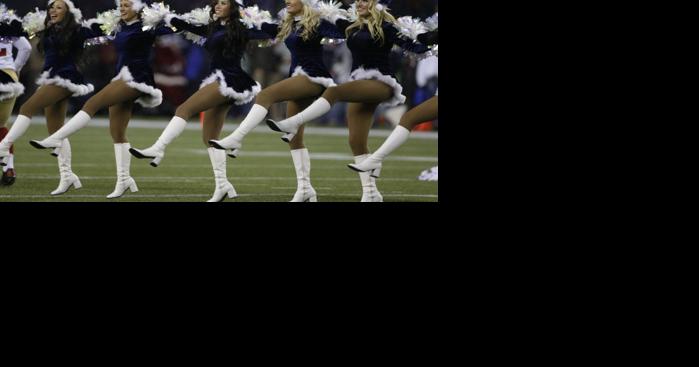 Seattle Seahawks cheerleaders dressed up in Santa outfits and entertained  the crowd against the Arizona Cardinals in Seattle, WA..