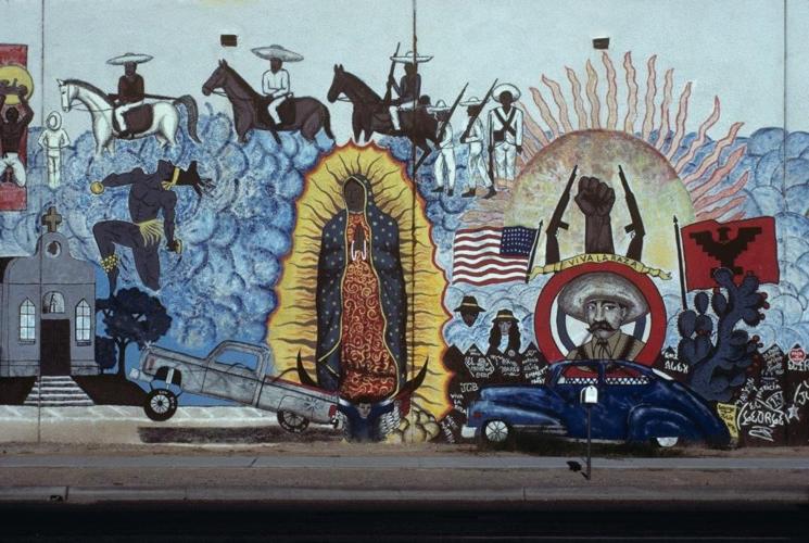 A gallery of Guadalupe murals
