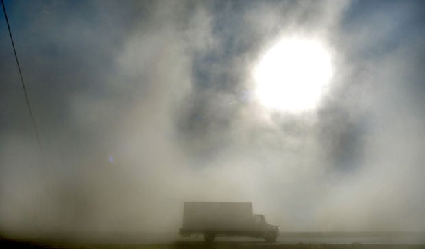 Dust-plagued stretch of Interstate 10