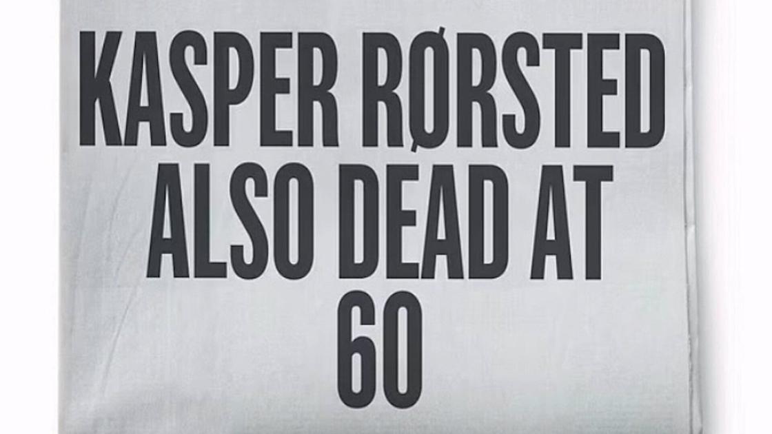 Kanye West creates fake newspaper headline to announce 