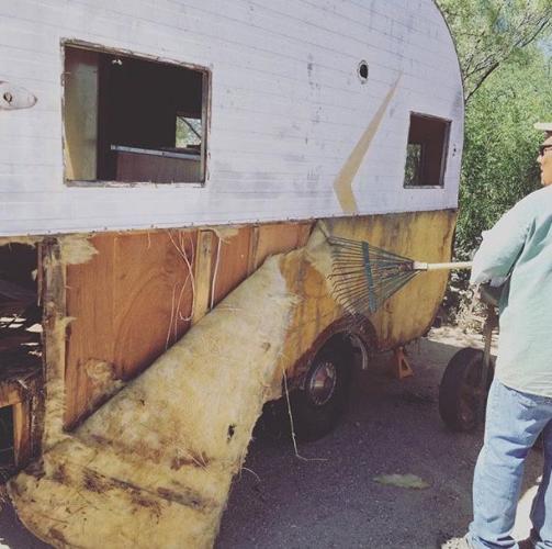 old trailer
