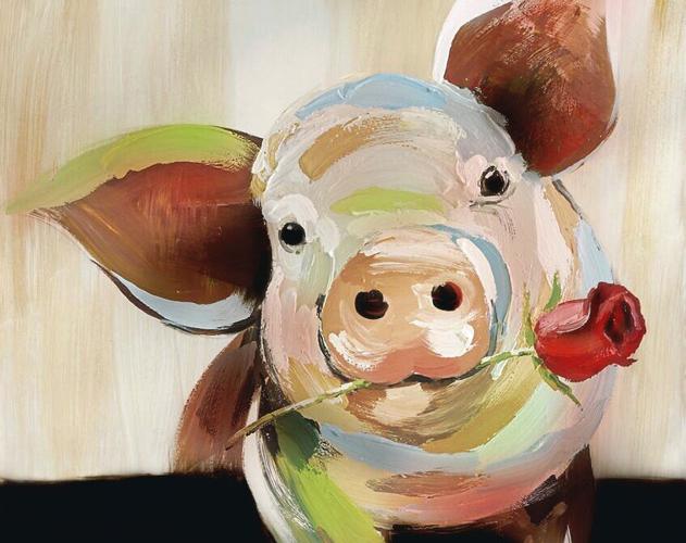 Poetic Pig Tipsy Picasso
