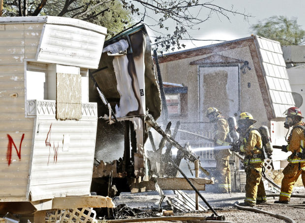 Fire damages, destroys vacant trailer homes | Latest Headlines | tucson.com