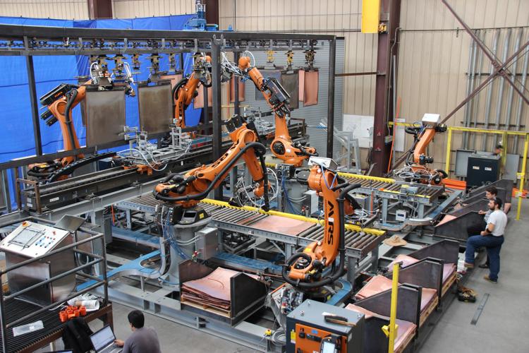 Robotic Cathode Stripping Machine