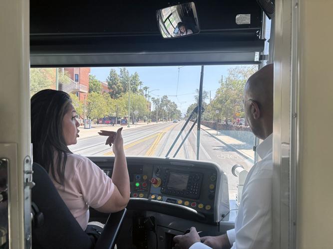 A year after Tucson streetcar collision, one returns to the rails