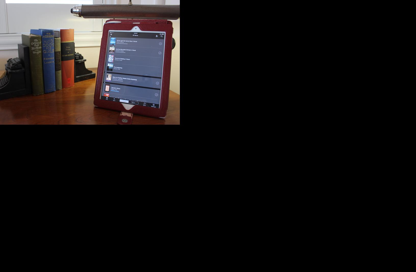 E-reader libraries are much more compact
