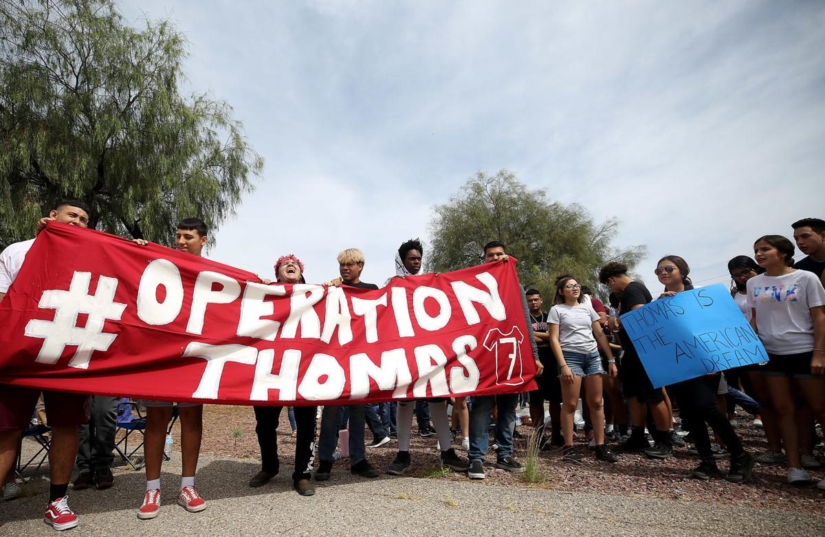 Desert View Students Protest Border Patrol Detainment Of Classmate