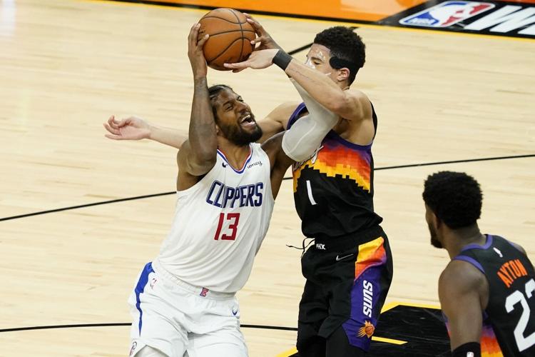 APTOPIX Clippers Suns Basketball