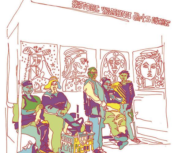 Muses at the Bus Stop