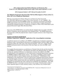 EPA Rosemont comments