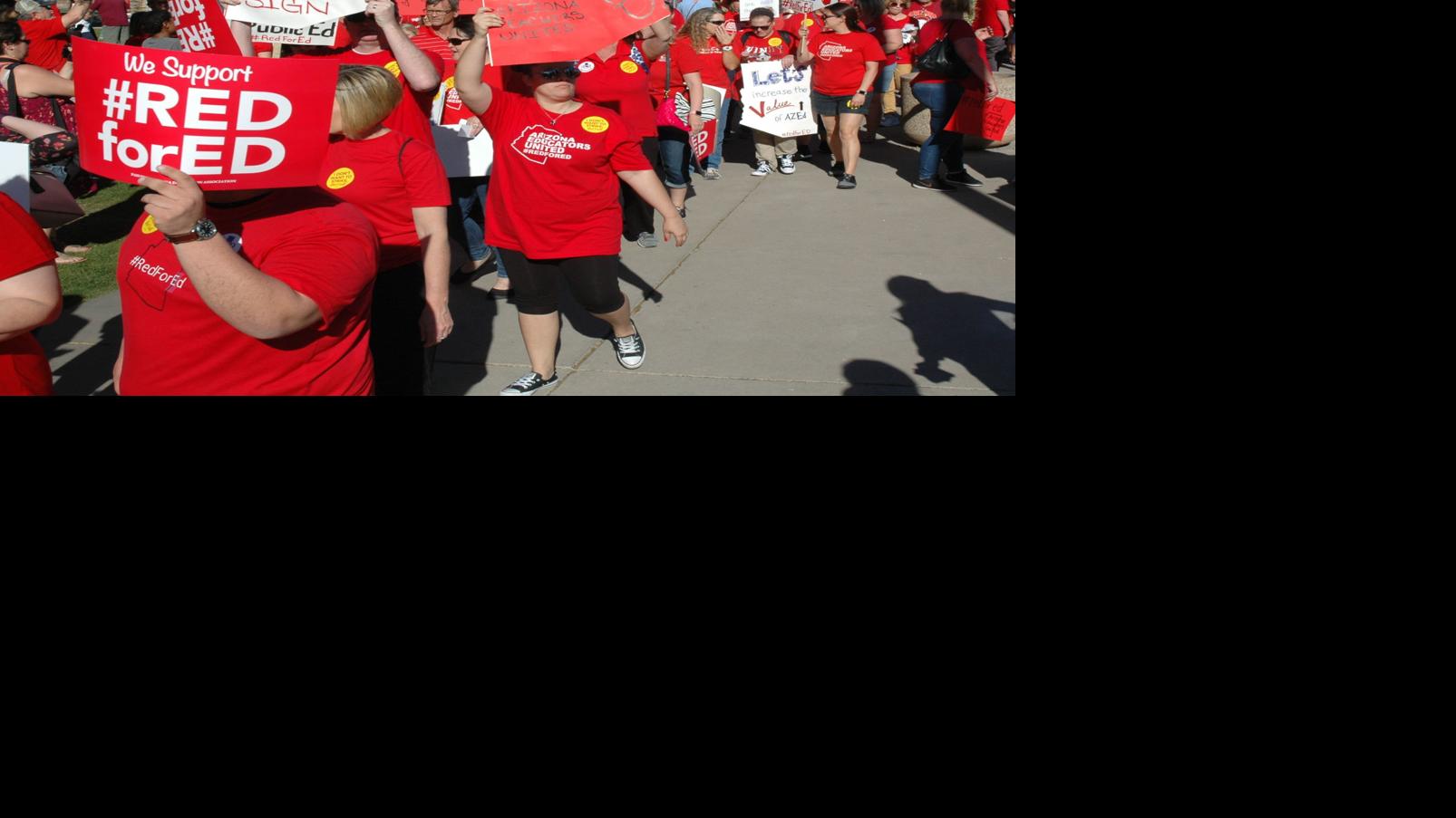 Red For Ed Indiana School Secretary In State Rally Redfored T-Shirt
