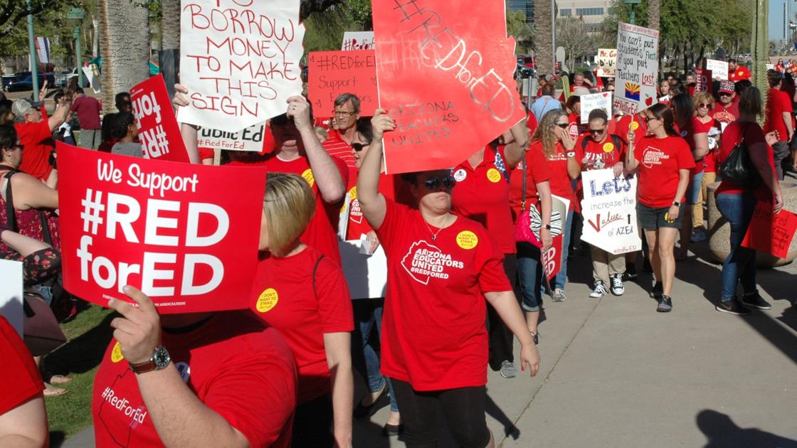 Red For Ed Indiana School Secretary In State Rally Redfored T-Shirt Red For Ed Indiana School Secretary In State Rally Redfored T-Shirt