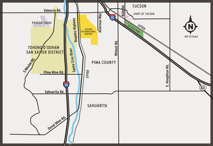 Sonoran Corridor Vicinity Map