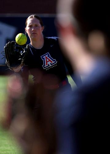 Arizona softball practice