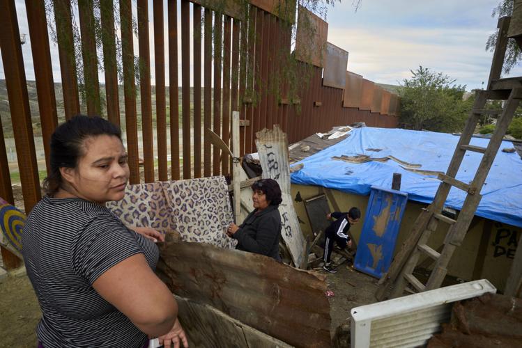 APTOPIX Border Wall View from Mexico