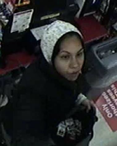 Female robbery suspect