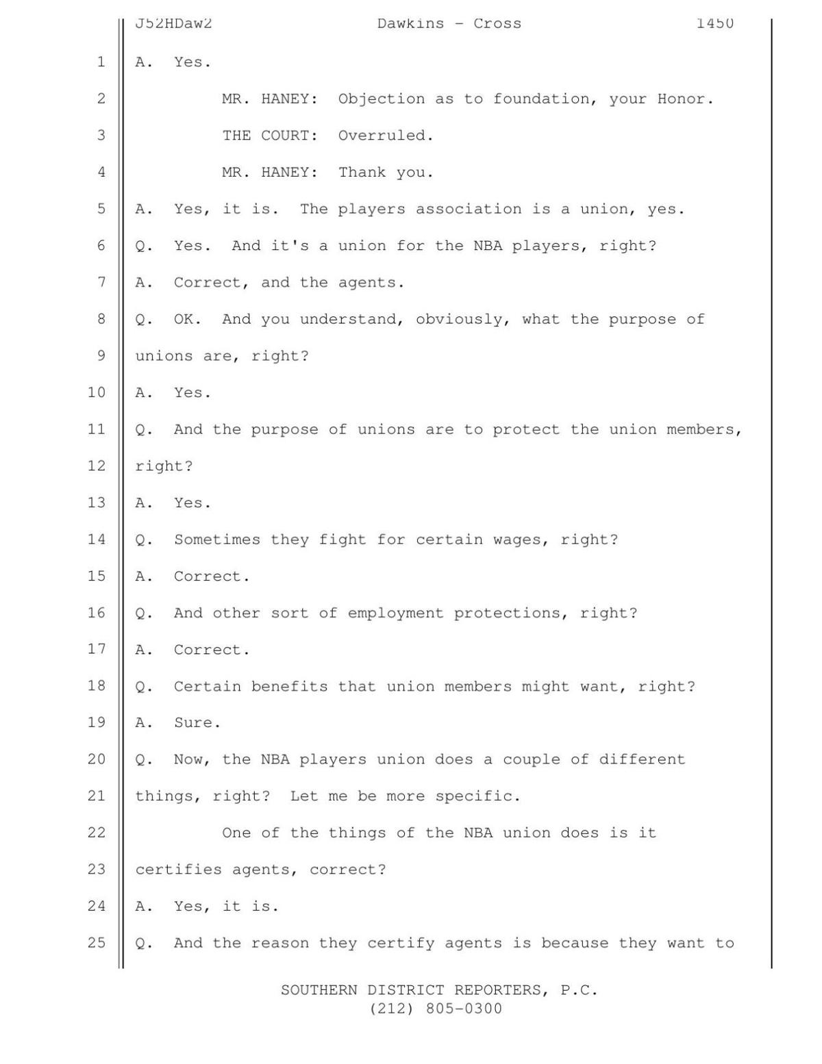 Christian Dawkins on Uber, NBA players association